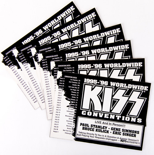KISS Postcards Official KISS Expo, set of 6 KISS Museum