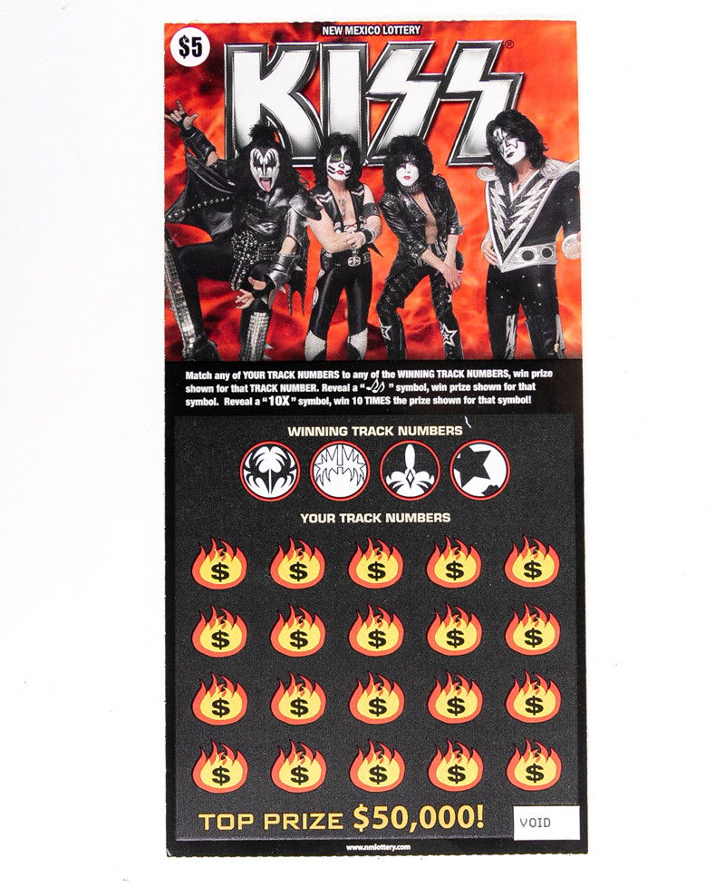 KISS Lottery Ticket red KISS Museum