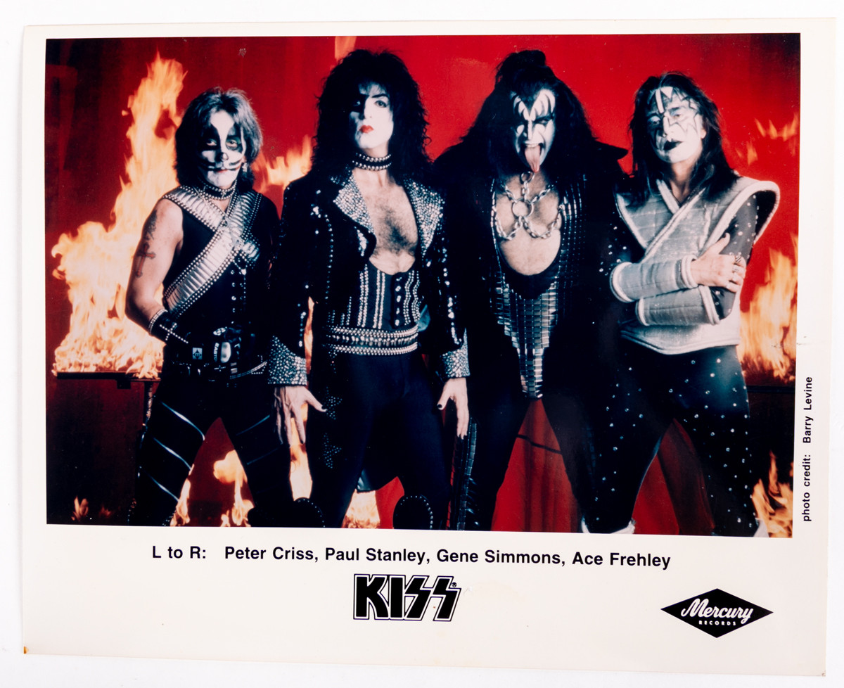 KISS Photo 8 x 10 Official Press Photo, Reunion Group KISS Museum