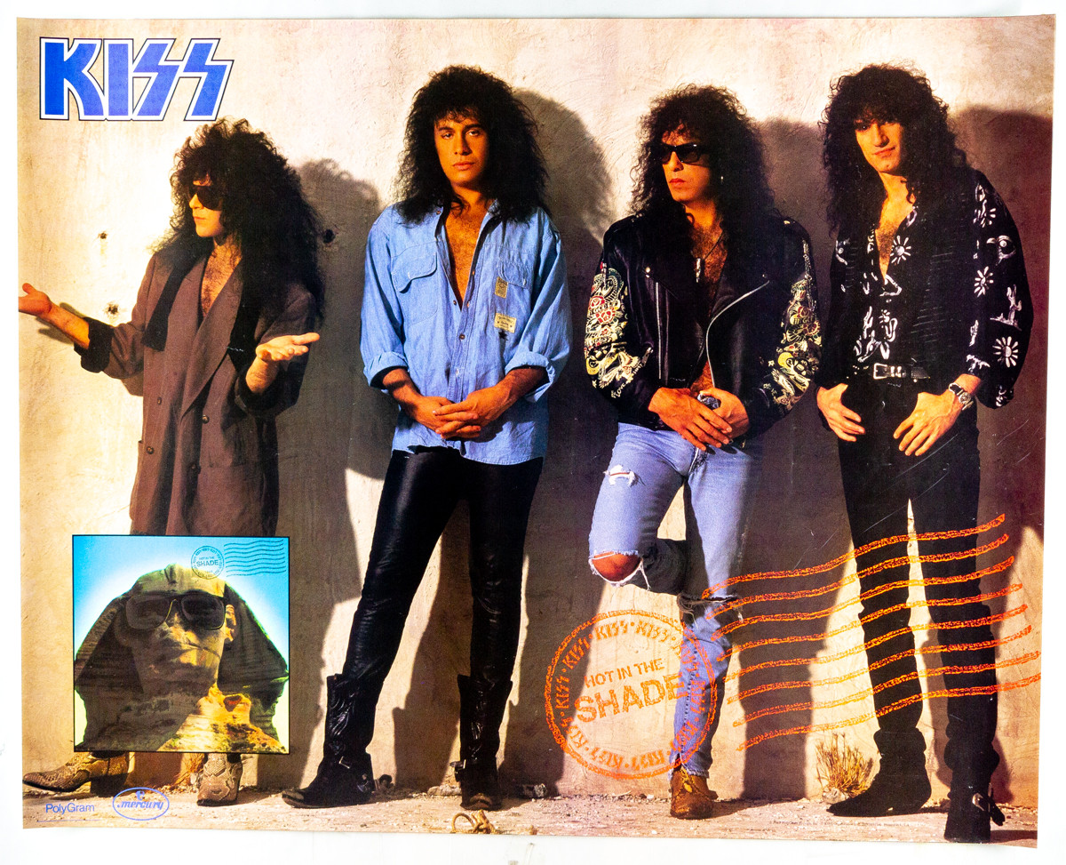 Kiss Poster Hot In The Shade 1989 Store Promo Kiss Museum Kiss | hot in the shade (1989). kiss poster hot in the shade 1989 store promo