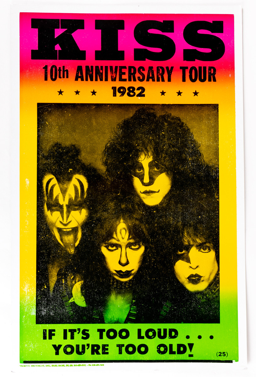 kiss 10th anniversary tour shirt