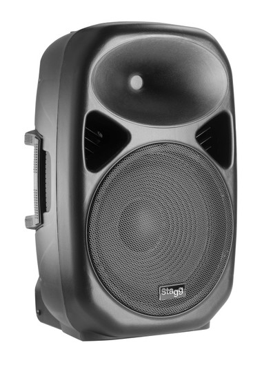 STAGG 12” 2-way active speaker, analog, class A/B, Bluetooth wireless technology, 200 watts peak power