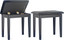 STAGG Highgloss Black Piano Bench With Black Vinyl Top And Storage Compartment - view 2