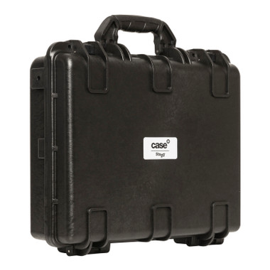 STAGG Water- and dustproof universal transport case with pick and pluck foam 45x34x12cm