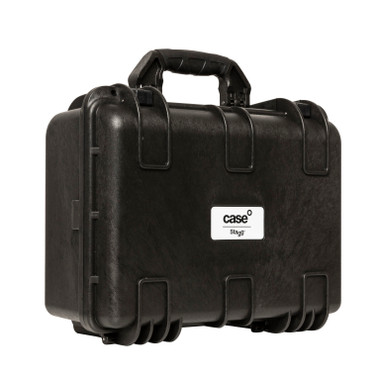 STAGG Water- and dustproof universal transport case with pick and pluck foam 38x27x18cm