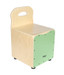 STAGG Basswood kid's cajón with EasyGo backrest, green front board