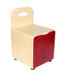 STAGG Basswood kid's cajón with EasyGo backrest, red front board