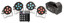 Stagg LightTheme Stage Lighting Starter Set - Complete 4-Light RGBWA System with Remote Control - view 2