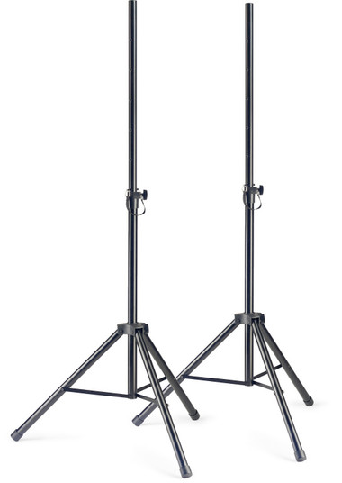 STAGG Q series steel speaker stand pair with folding legs SET OF 2
