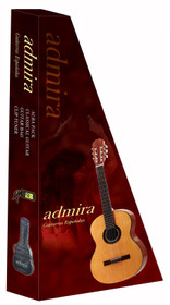 ADMIRA Guitar pack with Admira Alba 3/4 classical guitar, Beginner series, tuner, bag and colour box