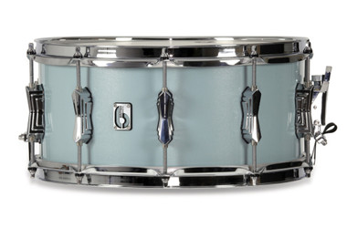 BRITISH DRUM CO. 14 x 6.5" Legend snare drum, cold-pressed birch 6 mm shell, Skye Blue finish