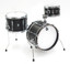 BRITISH DRUM CO. Imp professional portable 3-piece drum set, cold-pressed maple shells, Kensington Knight finish