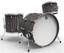 BRITISH DRUM CO. Legend Club 22 3-piece drum set, cold-pressed birch 6 mm shells, Carnaby Slate finish
