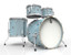 BRITISH DRUM CO. Legend Fusion 22 4-piece drum set, cold-pressed birch 6 mm shells, Skye Blue finish