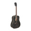 J.N GUITARS Acoustic Dreadnought Guitar With Solid Mahogany Top Yakisugi Series - view 3