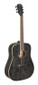 J.N GUITARS Acoustic dreadnought guitar with solid mahogany top, Yakisugi series