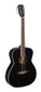 J.N GUITARS Black acoustic auditorium guitar with solid spruce top, Bessie series