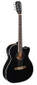 J.N GUITARS Black Acoustic-electric Auditorium Guitar With Solid Spruce Top Bessie Series - view 2