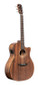 J.N GUITARS Cutaway Acoustic-electric Auditorium Guitar With Solid Mahogany Top Dovern Series - view 2