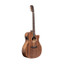 J.N GUITARS Cutaway Acoustic-electric Auditorium Guitar With Solid Mahogany Top Dovern Series - view 3