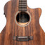 J.N GUITARS Cutaway Acoustic-electric Auditorium Guitar With Solid Mahogany Top Dovern Series - view 7