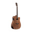 J.N GUITARS Cutaway Acoustic-electric Dreadnought Guitar With Solid Mahogany Top Dovern Series - view 3