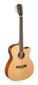 J.N GUITARS Natural-coloured acoustic-electric auditorium guitar with solid spruce top, Bessie series