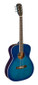 J.N GUITARS Transparent Blueburst Acoustic Auditorium Guitar With Solid Spruce Top Bessie Series - view 2