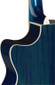 J.N GUITARS Transparent Blueburst Acoustic-electric Auditorium Guitar With Solid Spruce Top Bessie Series - view 3