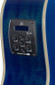 J.N GUITARS Transparent Blueburst Acoustic-electric Auditorium Guitar With Solid Spruce Top Bessie Series - view 6
