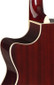 J.N GUITARS Transparent Redburst Acoustic-electric Auditorium Guitar With Solid Spruce Top Bessie Series - view 3