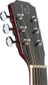J.N GUITARS Transparent Redburst Acoustic-electric Auditorium Guitar With Solid Spruce Top Bessie Series - view 4
