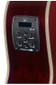 J.N GUITARS Transparent Redburst Acoustic-electric Auditorium Guitar With Solid Spruce Top Bessie Series - view 5