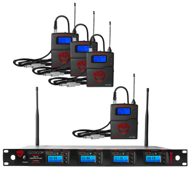 NADY Nady 4W-1KU GT Quad True Diversity 1000-Channel Professional UHF Wireless System