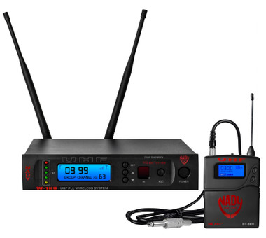 NADY Nady W-1KU GT True Diversity 1000-Channel Professional Guitar/Instrument Microphone Wireless System