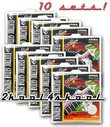 10 SETS of Electric Guitar strings LIGHT 9 nickel extra - view 2