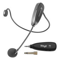 STAGG 2.4 GHZ wireless headset microphone set (with transmitter and receiver)