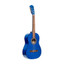 Stagg 3/4 Size Classical Guitar with Linden Top - Vibrant Blue Finish for Beginners - view 3