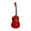Stagg 3/4 Size Classical Guitar With Linden Top In Vibrant Red - view 3