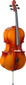 STAGG 3/4 laminated maple cello with bag