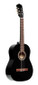 STAGG 4/4 classical guitar with linden top, black