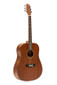 STAGG Sapele Dreadnought Acoustic Guitar with Open Pore Natural Finish and Premium Hardware - view 2