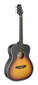 STAGG Auditorium guitar with basswood top, sunburst, left-handed model