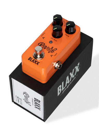 STAGG BLAXX Reverb pedal for electric guitar, with 4 different modes