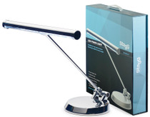 STAGG Chrome battery-powered or mains-operated LED piano or desk lamp