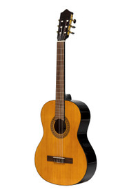 STAGG SCL60 classical guitar with spruce top, natural colour, left-handed model