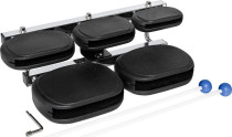 Stagg Synthetic 5-piece Temple Block Set - Durable Polypropylene With Carbon Fiber