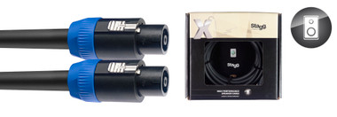 STAGG X-Series Professional Speaker Cable - SpeakON / Speak 20m