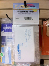 Players Flute and Clarinet Pad Cleaning Paper 100 Sheets 703275004246