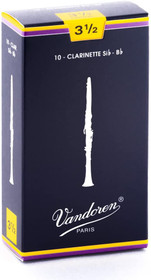 Vandoren Paris Bb Clarinet reeds Box of 10 strength/size 2.5 Sib Clarinette Made in France 00008576110031